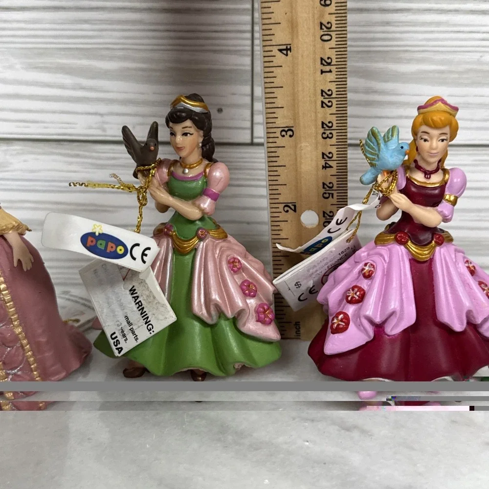 Papo Figurines Dancing Princess Lot of 3 PVC Cake Toppers